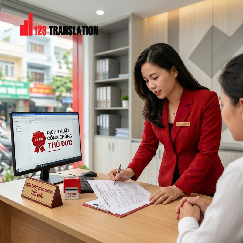 Dịch thuật công chứng Thủ Đức uy tín – Hỗ trợ nhiều ngôn ngữ, đáp ứng nhu cầu sử dụng hồ sơ trong nước và quốc tế.