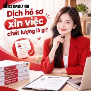 Khi sử dụng Dịch hồ sơ xin việc chất lượng, nên cung cấp đầy đủ CV, bằng cấp, chứng chỉ và các giấy tờ liên quan để đảm bảo tính thống nhất.