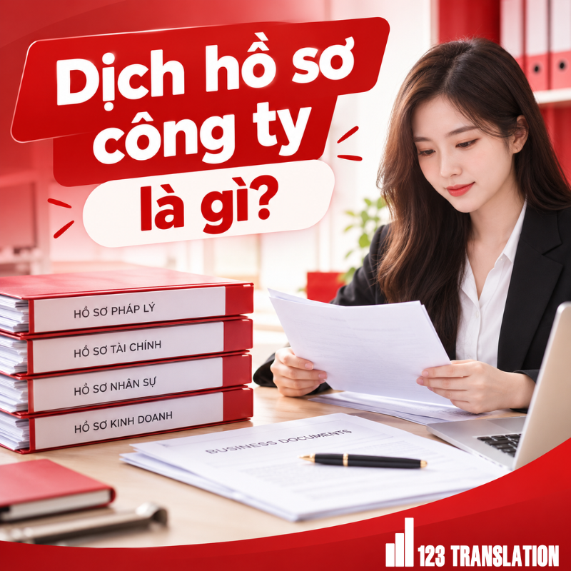 Dịch hồ sơ công ty chất lượng giúp doanh nghiệp truyền tải chính xác thông tin khi làm việc với khách hàng và đối tác nước ngoài.