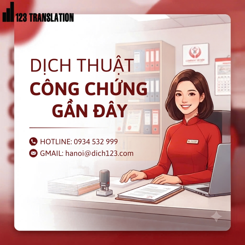 Dịch thuật công chứng gần đây