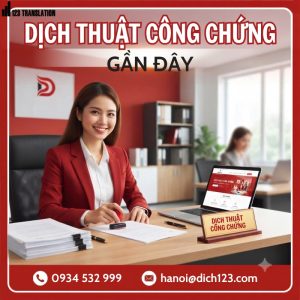 Dịch thuật công chứng gần đây