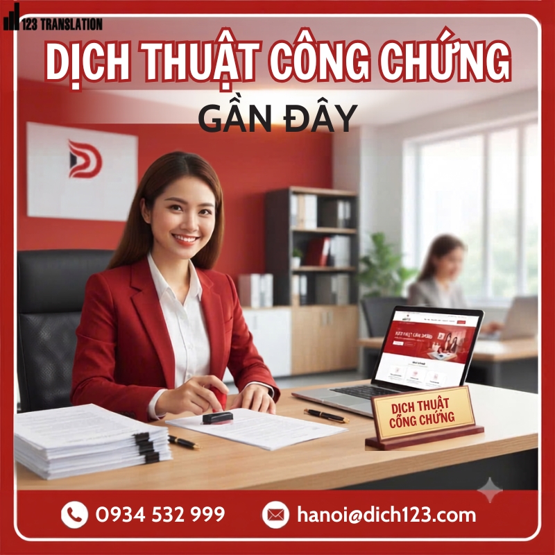 Dịch thuật công chứng gần đây