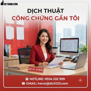 Dịch thuật công chứng gần tôi