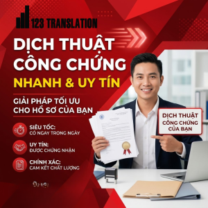 Lựa chọn Dịch thuật công chứng nhanh uy tín giúp hạn chế sai sót trong quá trình dịch và công chứng giấy tờ.