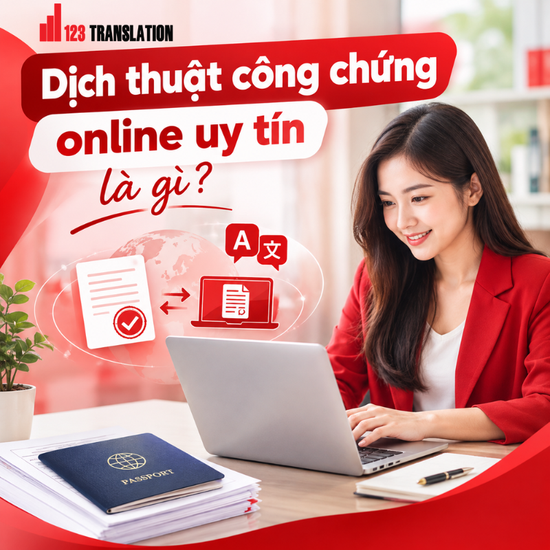 Dịch thuật công chứng online uy tín giúp khách hàng tiết kiệm thời gian và thuận tiện khi gửi hồ sơ từ xa.