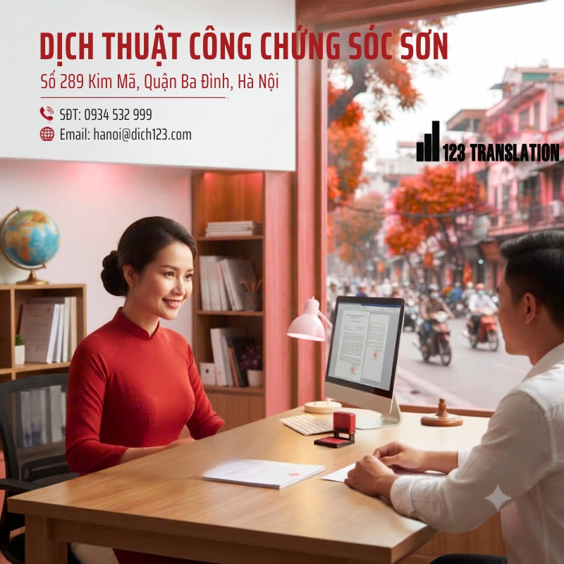 Dịch thuật công chứng Sóc Sơn