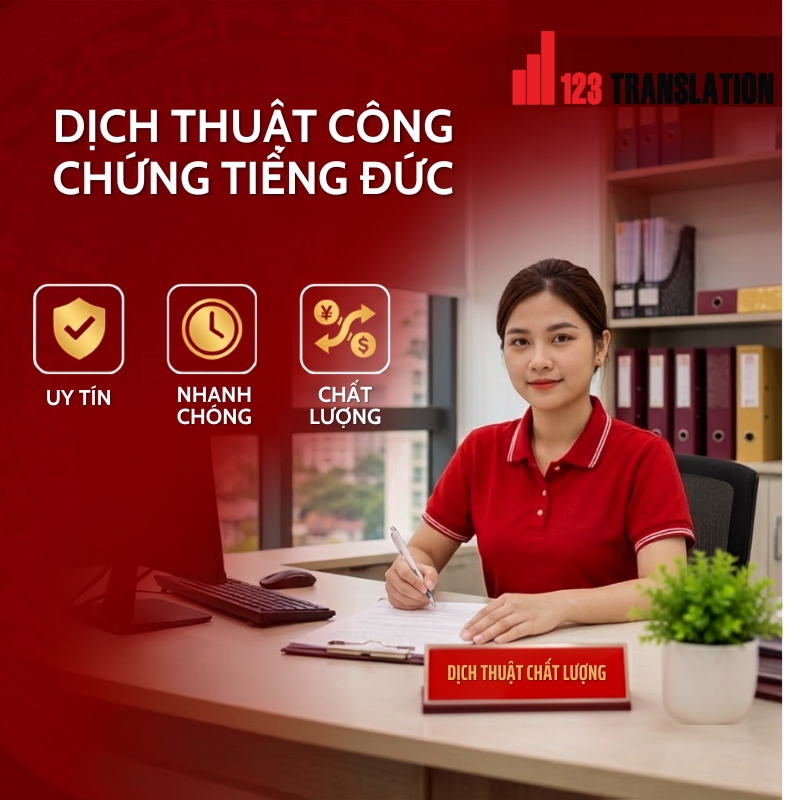 Dịch thuật công chứng tiếng Đức
