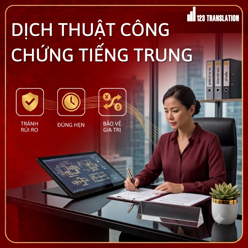 Dịch thuật công chứng tiếng Trung