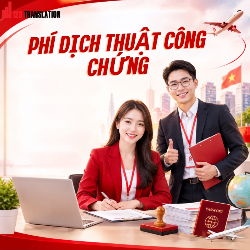 Phí dịch thuật công chứng