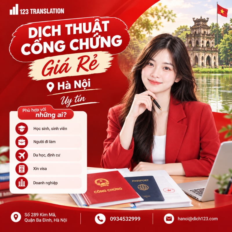Khi nhận bản dịch từ dịch vụ dịch thuật công chứng giá rẻ Hà Nội uy tín, nên kiểm tra lại họ tên, ngày tháng năm sinh, số giấy tờ, địa chỉ và các thông tin quan trọng.