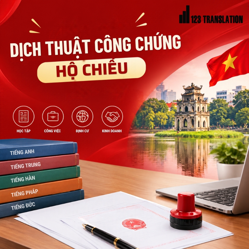 Dịch thuật công chứng hộ chiếu 
