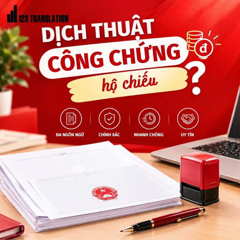 Dịch thuật công chứng hộ chiếu 
